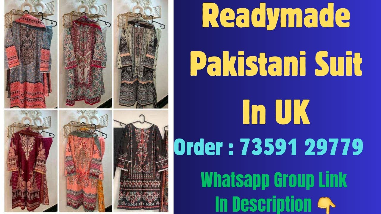 Readymade Pakistani Suit In UK | Pakistani Readymade Suits Uk | Pakistani Readymade Suits Wholesale