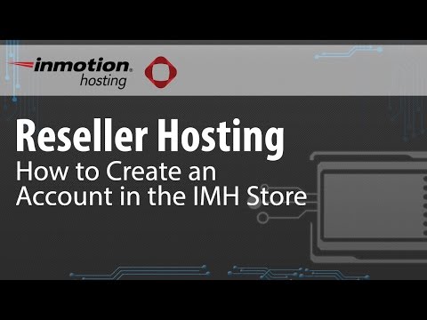 How to create an Account in the IMH Store