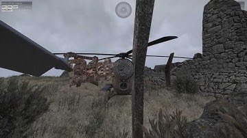 ARMA 3 Breaking Point - Helicopter Auto rotation Demo