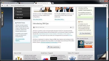 JoomlaShine Template Configuration   Video 1  Getting started
