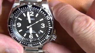 Wrist Watch Review: Part 7 - Seiko Automatic (SCUBA) Diver's 200m wrist  watch - 4R15 - YouTube