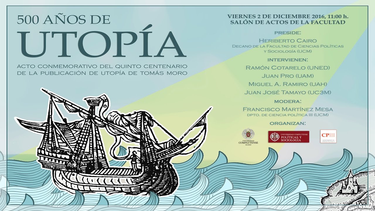 500 años de la publicación de UTOPÍA de Tomás Moro - Parte 2 - YouTube
