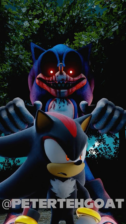 Shadow the Hedgehog Battles Sonic.EXE: Who Will Win? #sonic #shadowthehedgehog #sonicexe #animation
