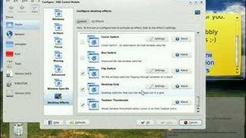 KWin in KDE 4.1 alpha 1-somthing