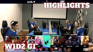 Schalke 04 vs Excel - Highlights | Week 1 Day 2 S11 LEC Spring 2021 | S04 vs XL
