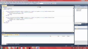 Visual Basic How to Read/Write to and from files