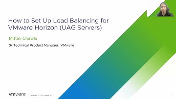 How to Set Up Load Balancing for VMware Horizon (UAG Servers)