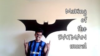 Batman Logo Mural | The Making