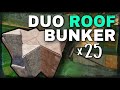 COMPACT DUO ROOF BUNKER BASE DESIGN 2020 | Rust Base Build (PATCHED)