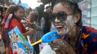 Thailand Songkran สงกรานต Celebration - Koh Samui 2014