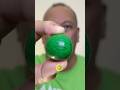 👂ASMR DUBBLE BUBBLE JUMBO SIZE GUMBALL CANDY LEMON-LIME FLAVOR EATING SOUNDS👂#shorts #asmr