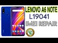 LENOVO L19041 A6 Note IMEI REPAIR BY HYDRATOOL