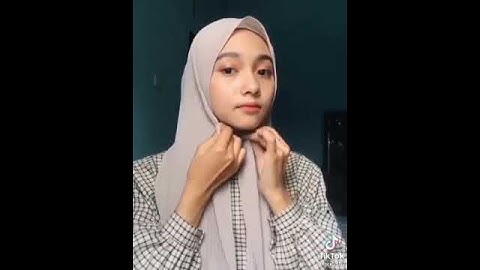 Tutorial Pashmina Plisket Menutup Dada 🌈