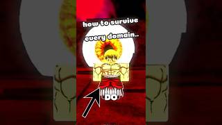 How to survive EVERY Domain Expansion in Jujutsu Shenanigans!?  #roblox  #jjs #jjk