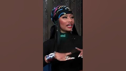 Nicki Minaj and Stephen Colbert Rap Battle🔥