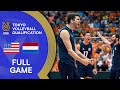 USA🇺🇸 vs. NED🇳🇱 - Men’s OQT 2019 - Full Match