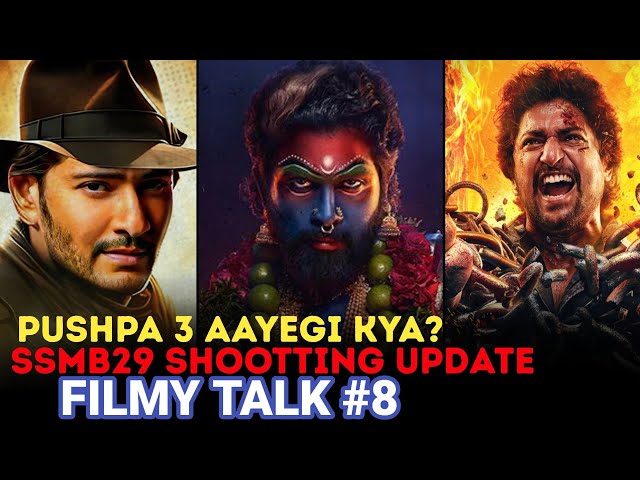 Saripodhaa Sanivaaram Glimpse | Rayan Hindi Release Update | SSMB29 | Pushpa 3 | Filmy Talk #8 class=