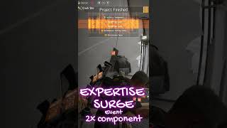 2X UPGRADE MATERIAL DROP #division2 #gaming #expertisesurge #event #goldenbullet