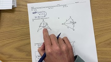 Unit 7 Review Geometry