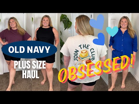 MY DREAM SET FROM OLD NAVY 😍💙 | PLUS SIZE HAUL