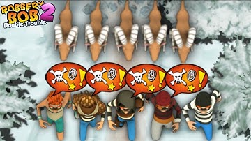 Robbery Bob 2 - All Costumes Funny Gameplay Part 56