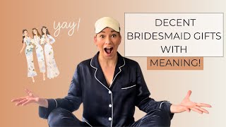 Memorable Bridesmaid Wedding Gift Ideas