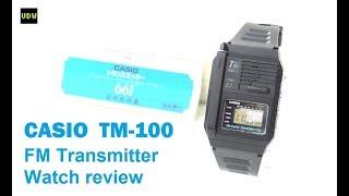 Casio TM-100 Transmitter watch review - Ep 47 - Vintage Digital Watches