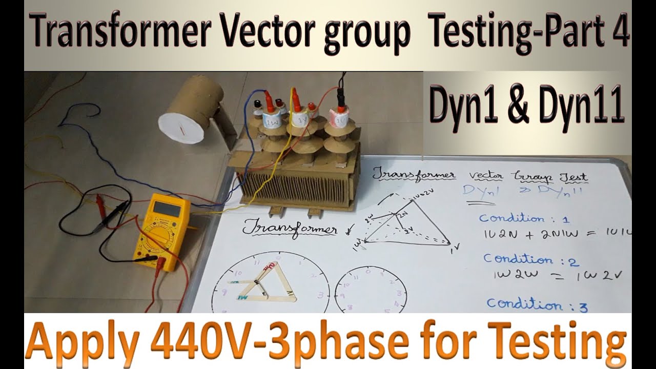 Vector Group Of Transformer Dyn1, Dyn11, Ynd1