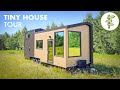 Smart tiny house with dropfloor loft  loads of clever storage  full tour