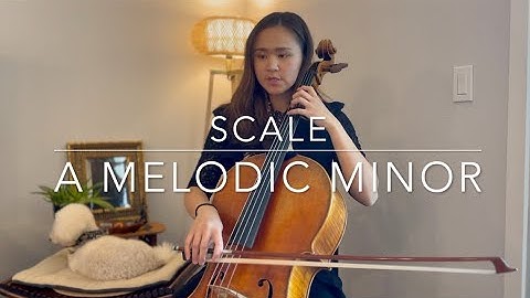 A Melodic Minor - 2 Octaves (Cello Play Along)