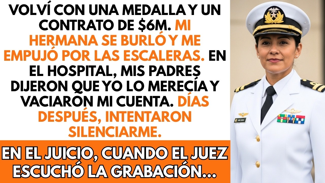 Regresé Con Medalla Y Seis Millones. Mi Hermana Me Empujó. En Juicio, La Grabación Lo Cambió Todo