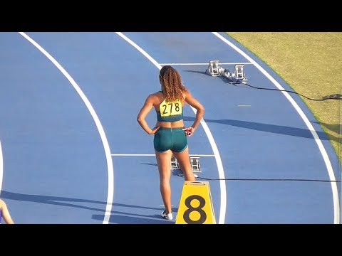 2019 水戸招待陸上 世界リレーブラジル女子代表 4x100mR