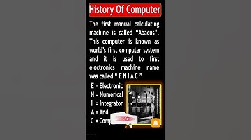 History Of Computer #computer #historyofcomputers #shorts #shortvideo #shortsvideo #krishnasir
