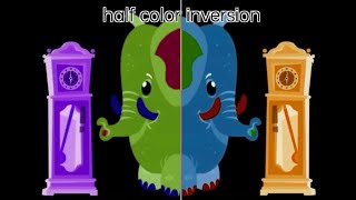AMAZING EFFECTS: HALF COLOR INVERSION WITH FUNNY VOICE/TRY TO EDIT ( HICKORY DICKORY DOCK) screenshot 2