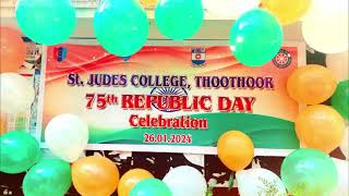 75th REPUBLIC DAY CELEBRATION || ST JUDES COLLEGE THOOTHOOR #2024