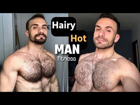 Hairy Hot Man - Luiz - Fitness - YouTube
