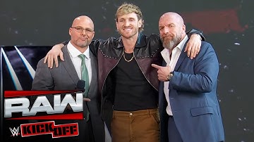 Logan Paul announced as newest member of Raw: Raw on Netflix Kickoff, Dec. 18, 2024