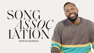 PJ Morton Sings Prince, Frank Sinatra and Whitney Houston in a Game of Song Association | ELLE