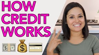 HOW A CREDIT SCORE WORKS (5 CREDIT FACTORS)