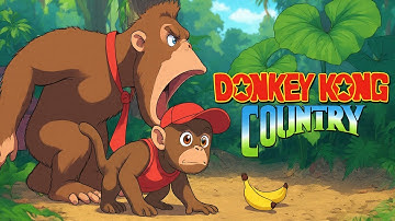 What If Donkey Kong Country Was an Anime? AI Fan Animation!