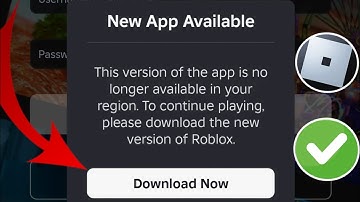 Fix Roblox "New App Available – This Version is No Longer Available in Your Region" Problem