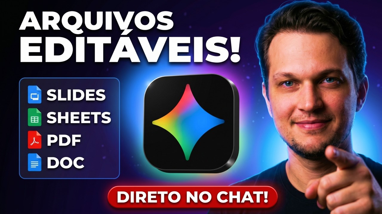 Gemini Liberou Esse Recurso INSANO Pra Todos (Cria Arquivos Editáveis)