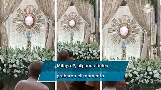 Religiosos aseguran que una hostia "late" durante una misa en Jalisco