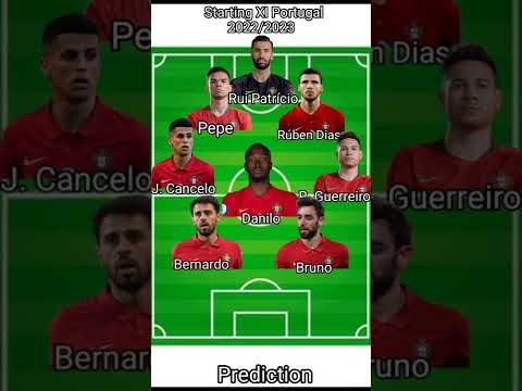 Prediksi Starting XI Timnas Portugal 2022/2023 #shorts #portugal