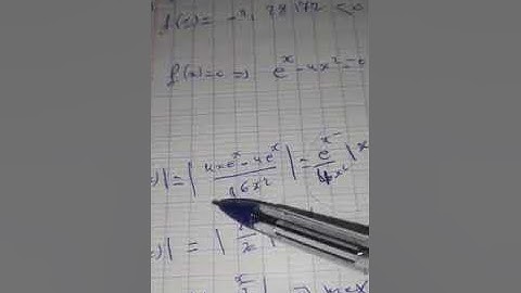 Analyse numérique 1 - Méthode de point fixe 1