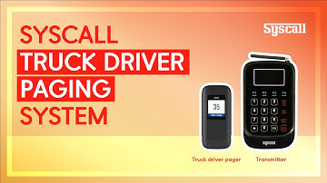 SYSCALL Truck Driver Paging System : [TGP-200R] & [TP-2000T]