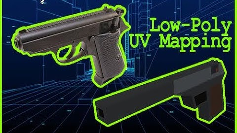 Low-Poly UV Mapping and Texturing Guide