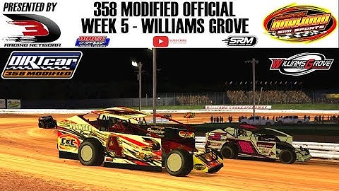 iRacing Dirt 358 Modified Official - With A NASCAR Driver