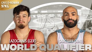 Artur SARGSIAN (AIN) vs. Lucas Alexandros LAZOGIANIS (GER) | 2024 World OG Qualifier |  GR 97Kg