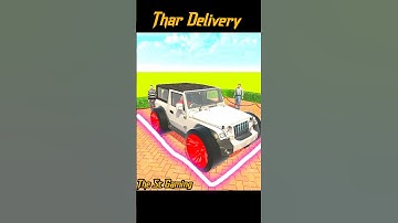 White Thar Delivery In Indian theft Auto simulator game #shorts #indiantheftauto